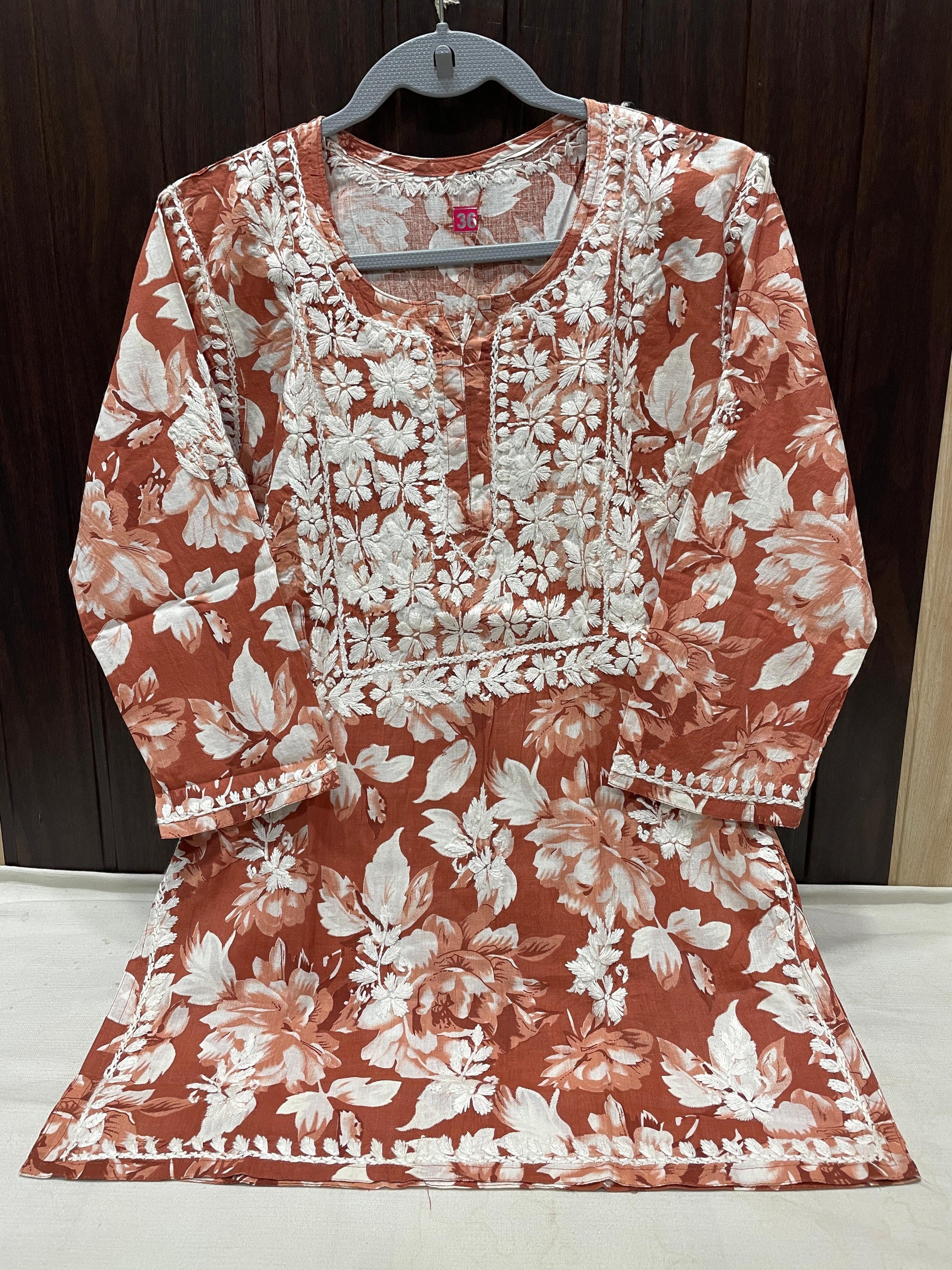 MALMAL SHORT KURTI