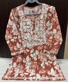 MALMAL SHORT KURTI