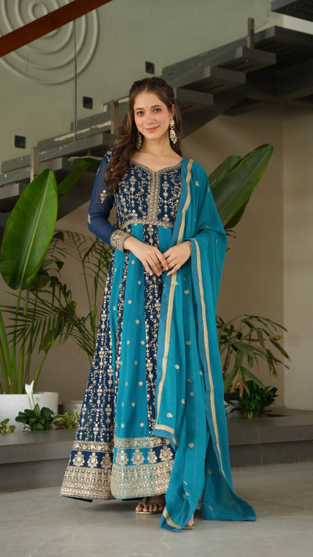 PREMIUM DESIGNER READYMADE GOWN-DUPATTA COLLECTIONS 2025