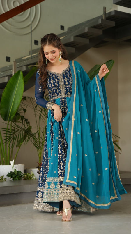 PREMIUM DESIGNER READYMADE GOWN-DUPATTA COLLECTIONS 2025