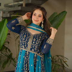 PREMIUM DESIGNER READYMADE GOWN-DUPATTA COLLECTIONS 2025