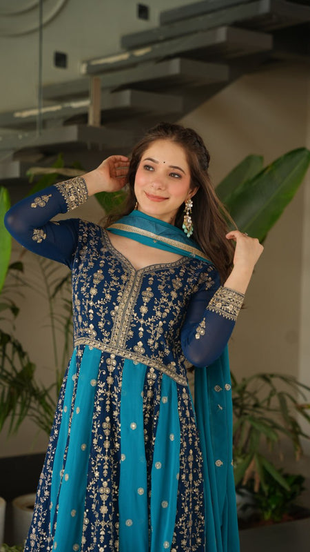 PREMIUM DESIGNER READYMADE GOWN-DUPATTA COLLECTIONS 2025