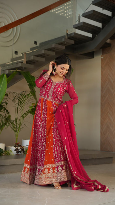 PREMIUM DESIGNER READYMADE GOWN-DUPATTA COLLECTIONS 2025