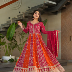 PREMIUM DESIGNER READYMADE GOWN-DUPATTA COLLECTIONS 2025