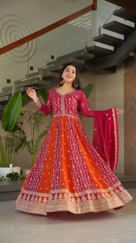 PREMIUM DESIGNER READYMADE GOWN-DUPATTA COLLECTIONS 2025