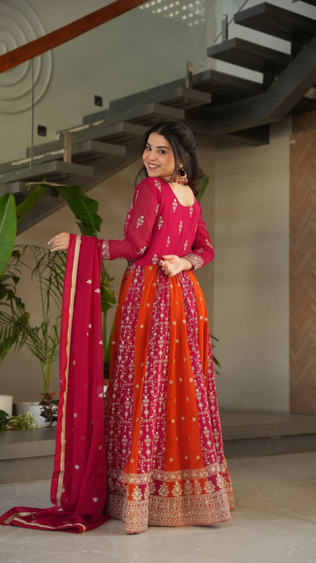 PREMIUM DESIGNER READYMADE GOWN-DUPATTA COLLECTIONS 2025