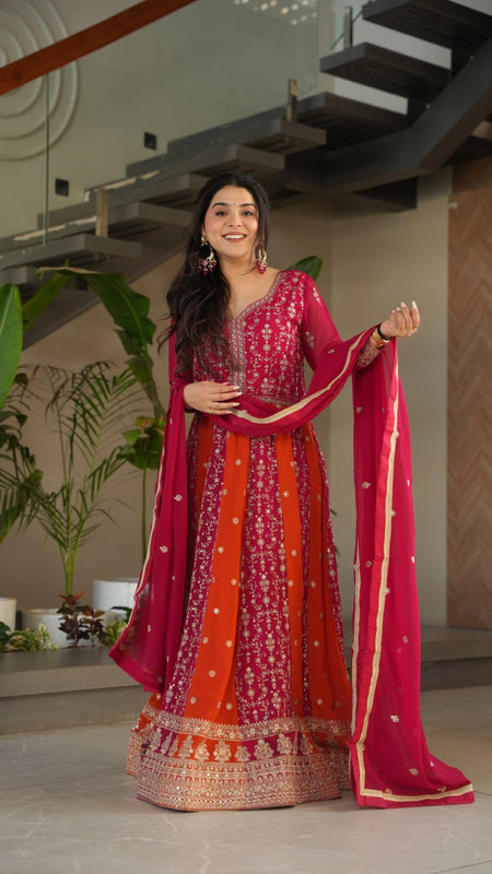 PREMIUM DESIGNER READYMADE GOWN-DUPATTA COLLECTIONS 2025
