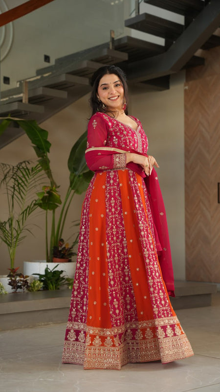 PREMIUM DESIGNER READYMADE GOWN-DUPATTA COLLECTIONS 2025