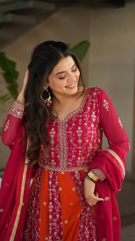 PREMIUM DESIGNER READYMADE GOWN-DUPATTA COLLECTIONS 2025