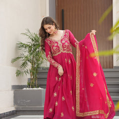 PREMIUM DESIGNER READYMADE GOWN-DUPATTA COLLECTIONS