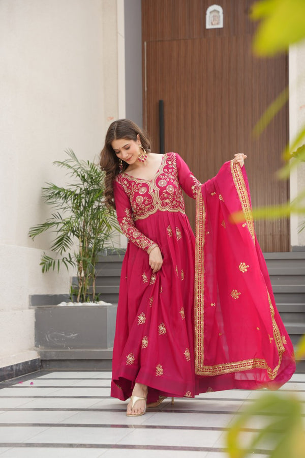 PREMIUM DESIGNER READYMADE GOWN-DUPATTA COLLECTIONS