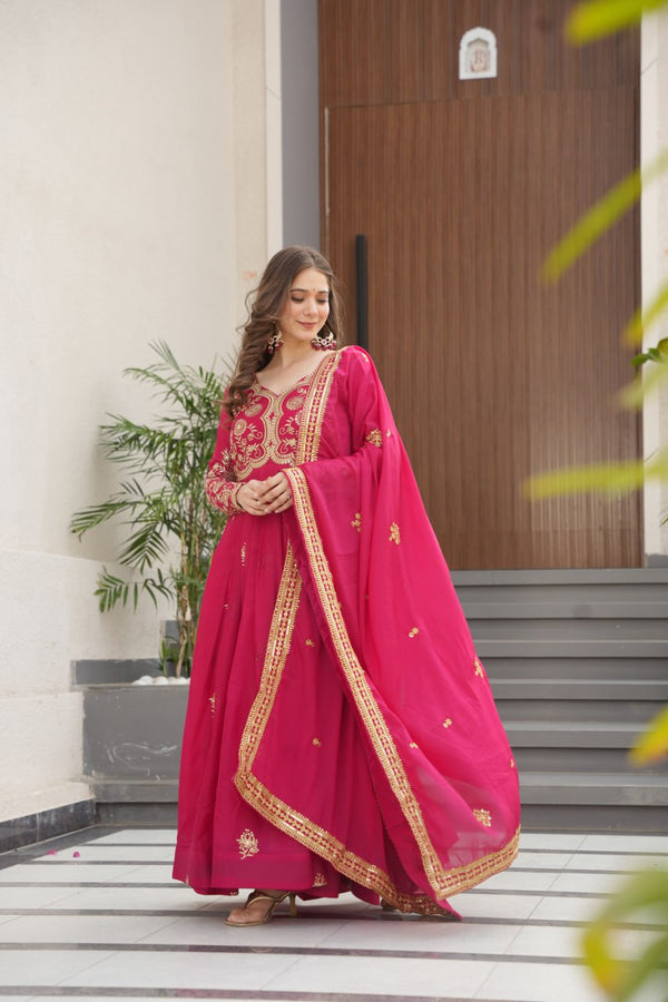 PREMIUM DESIGNER READYMADE GOWN-DUPATTA COLLECTIONS