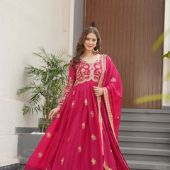 PREMIUM DESIGNER READYMADE GOWN-DUPATTA COLLECTIONS