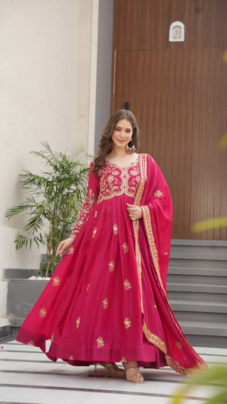 PREMIUM DESIGNER READYMADE GOWN-DUPATTA COLLECTIONS