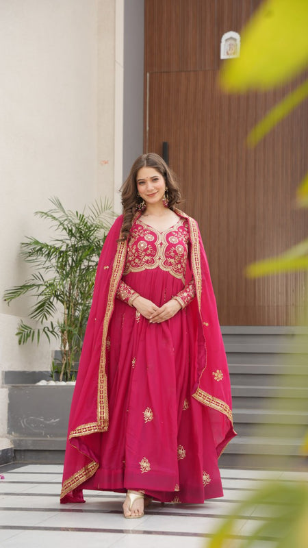 PREMIUM DESIGNER READYMADE GOWN-DUPATTA COLLECTIONS