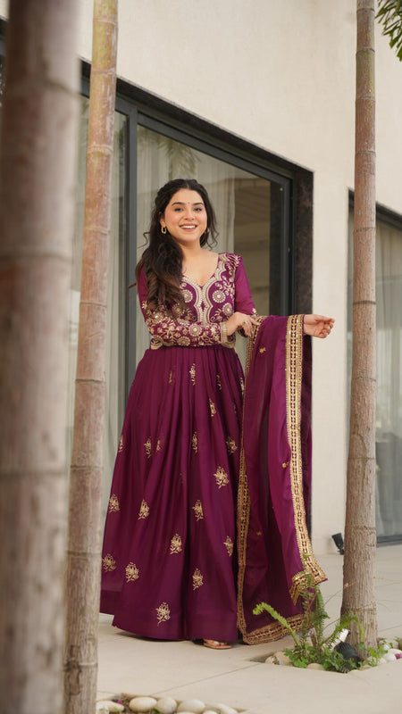 PREMIUM DESIGNER READYMADE GOWN-DUPATTA COLLECTIONS
