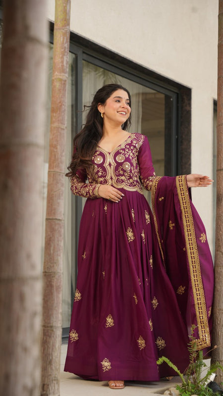 PREMIUM DESIGNER READYMADE GOWN-DUPATTA COLLECTIONS