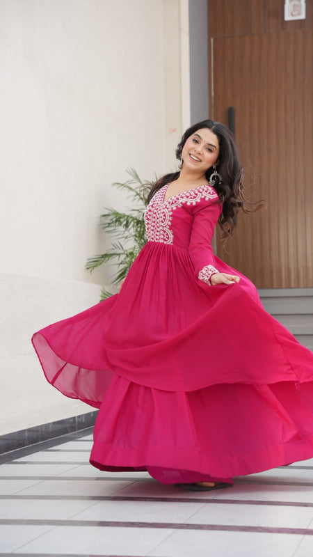 PREMIUM DESIGNER DOUBLE FLAIR GOWN COLLECTIONS