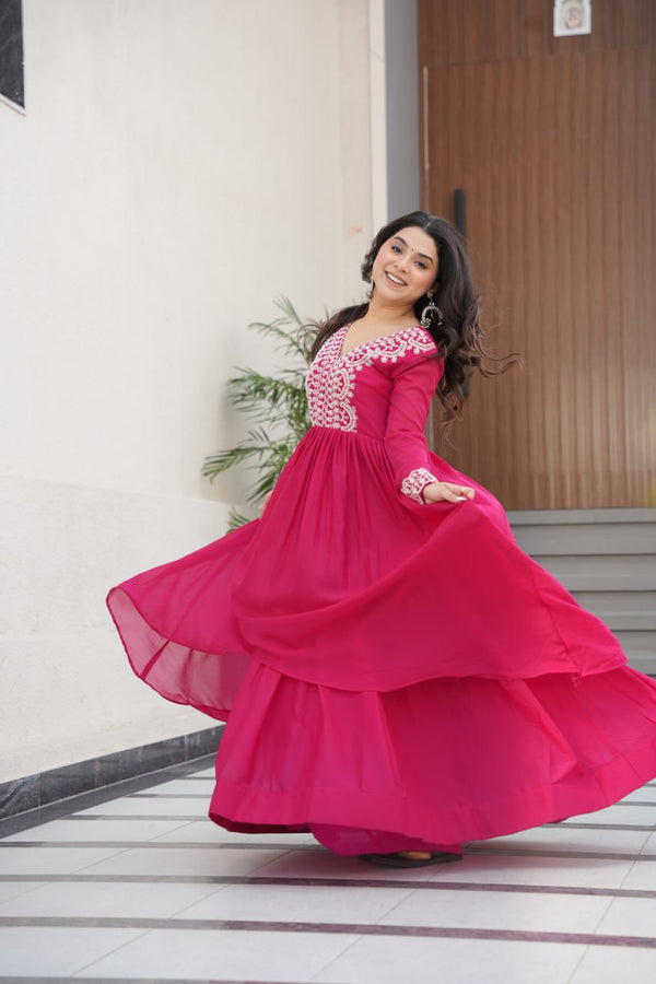 PREMIUM DESIGNER DOUBLE FLAIR GOWN COLLECTIONS