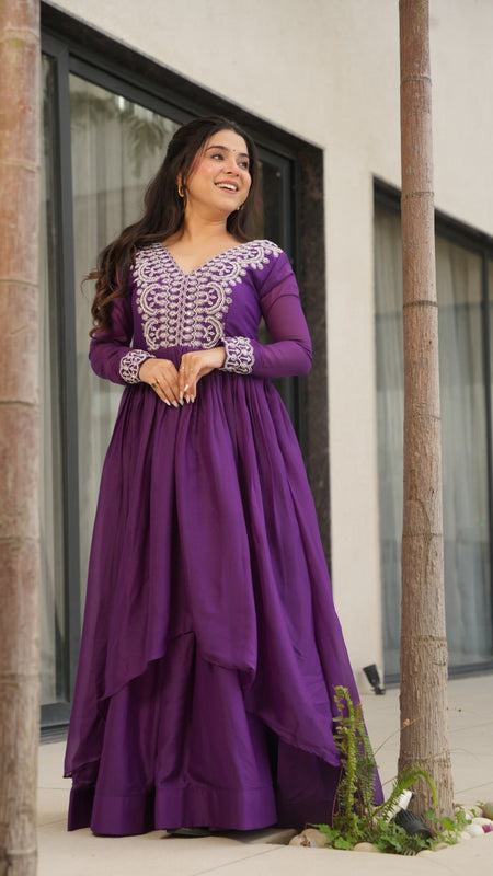 PREMIUM DESIGNER DOUBLE FLAIR GOWN COLLECTIONS