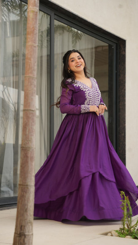 PREMIUM DESIGNER DOUBLE FLAIR GOWN COLLECTIONS