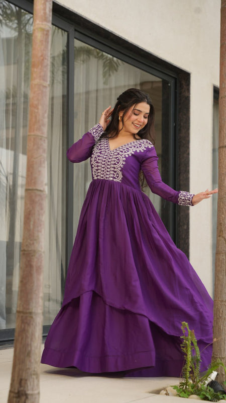 PREMIUM DESIGNER DOUBLE FLAIR GOWN COLLECTIONS