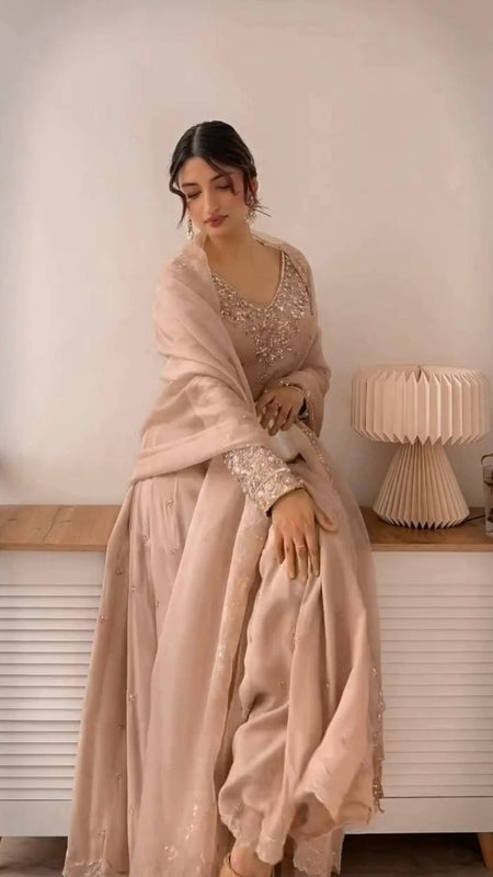 LAIBA MOTI WORK PAKISTANI SUIT