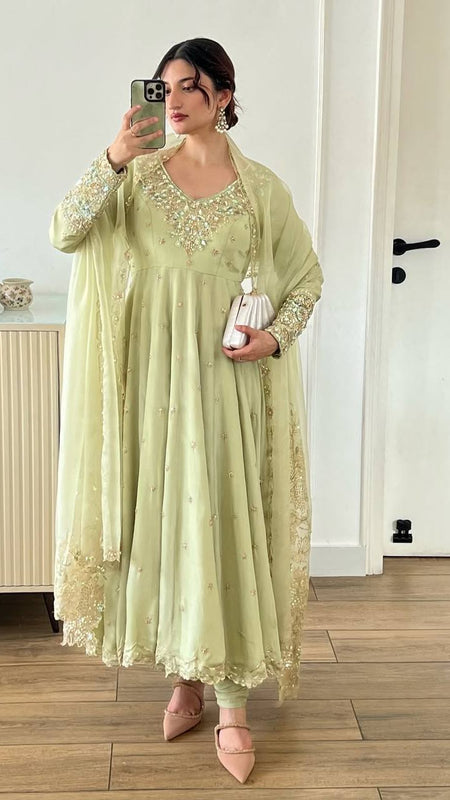 LAIBA MOTI WORK PAKISTANI SUIT